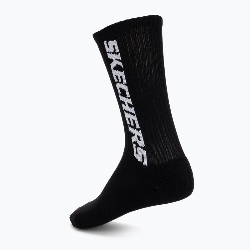 Skarpety SKECHERS Terry Crew 1/2 3 pack black 2