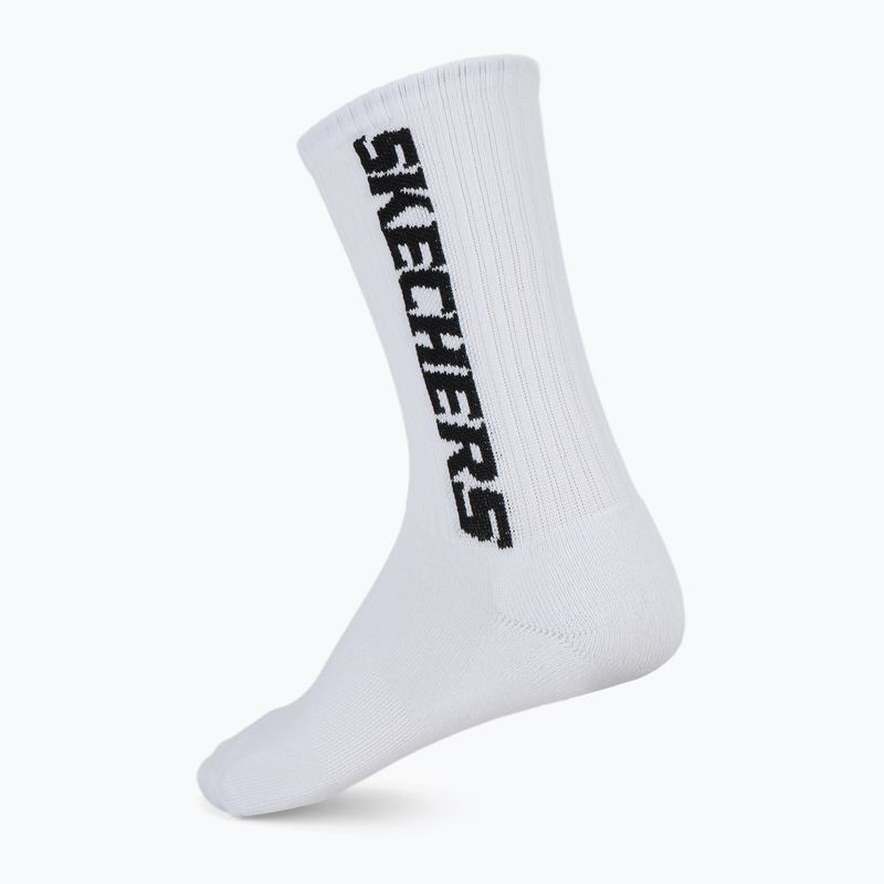 Skarpety męskie SKECHERS 1/2 Terry Crew 3 pary white/black 3