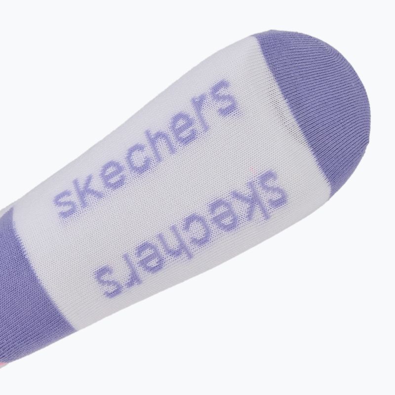Skarpety dziecięce SKECHERS Non Terry Crew 3 pary purple 7