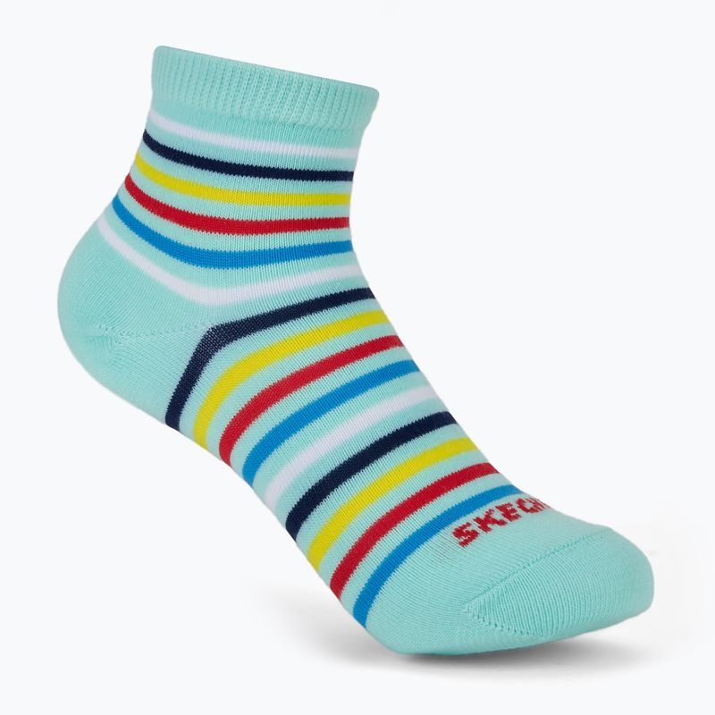 Skarpety dziecięce SKECHERS Non Terry High Qtr Crew 6 par grey/grey 2