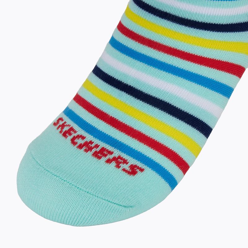 Skarpety dziecięce SKECHERS Non Terry High Qtr Crew 6 par grey/grey 9