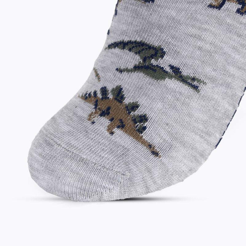 Skarpety dziecięce SKECHERS 1/2 Terry Low Cut 6 par olive 4