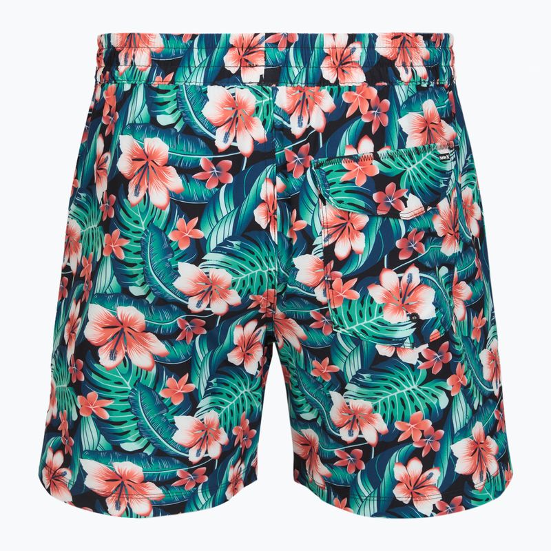 Szorty kąpielowe męskie Hurley Cabana Floral Volley Swim Short Black 2