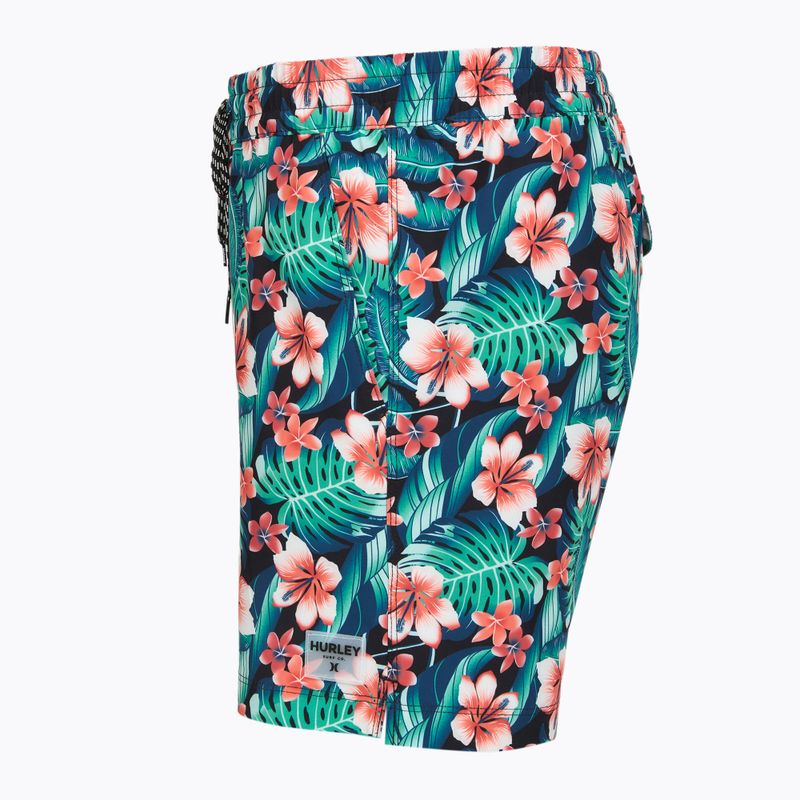 Szorty kąpielowe męskie Hurley Cabana Floral Volley Swim Short Black 3