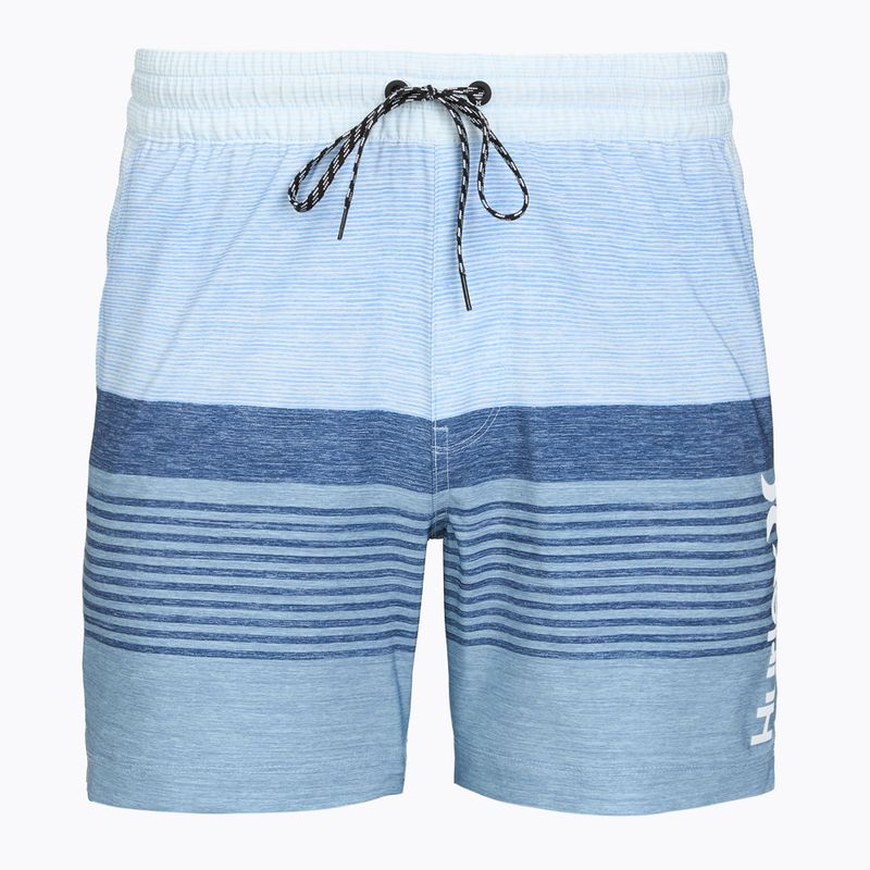 Szorty kąpielowe męskie Hurley Epic Ombre Volley Swim Short blue/white
