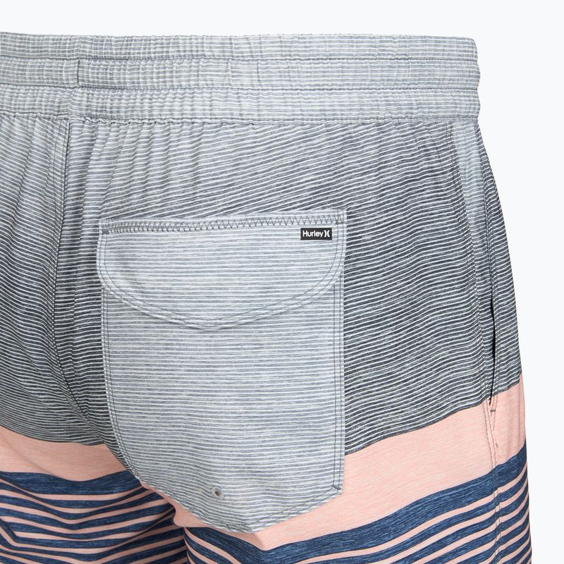 Szorty kąpielowe męskie Hurley Epic Ombre Volley Swim Short Industrial Blue 4