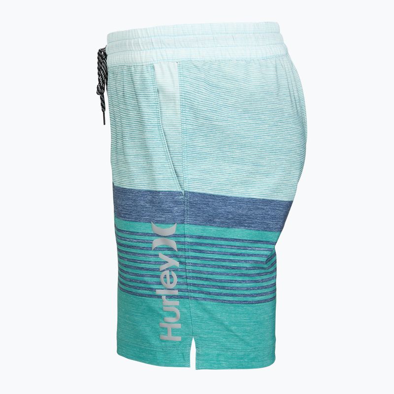 Szorty kąpielowe męskie Hurley Epic Ombre Volley Swim Short Teal Tint 3