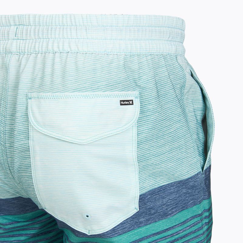 Szorty kąpielowe męskie Hurley Epic Ombre Volley Swim Short Teal Tint 4