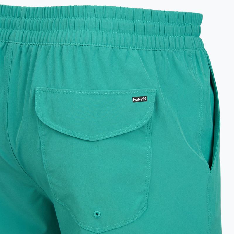 Szorty kąpielowe męskie Hurley Crossover Volley Swim Short Teal Tint 4