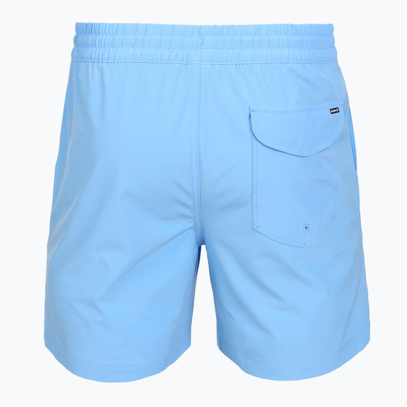 Szorty kąpielowe męskie Hurley Crossover Volley Swim Short Photo Blue 2