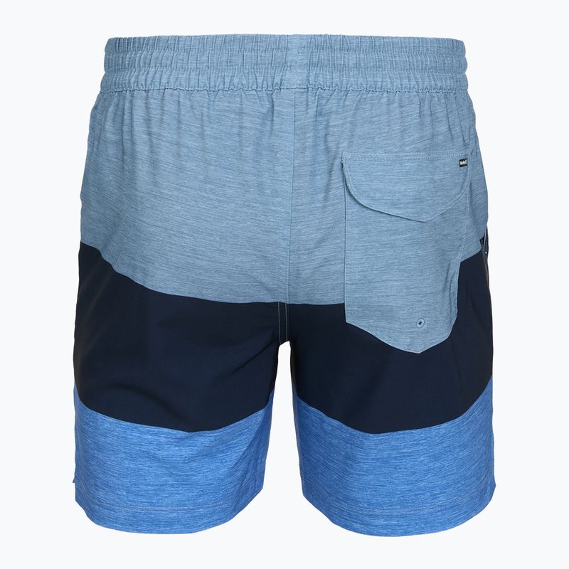 Szorty kąpielowe męskie Hurley Color Blocked Volley Swim Short Baby Blue 2