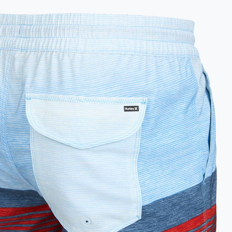 Szorty kąpielowe męskie Hurley Epic Ombre Volley Swim Short Noise Aqua 4