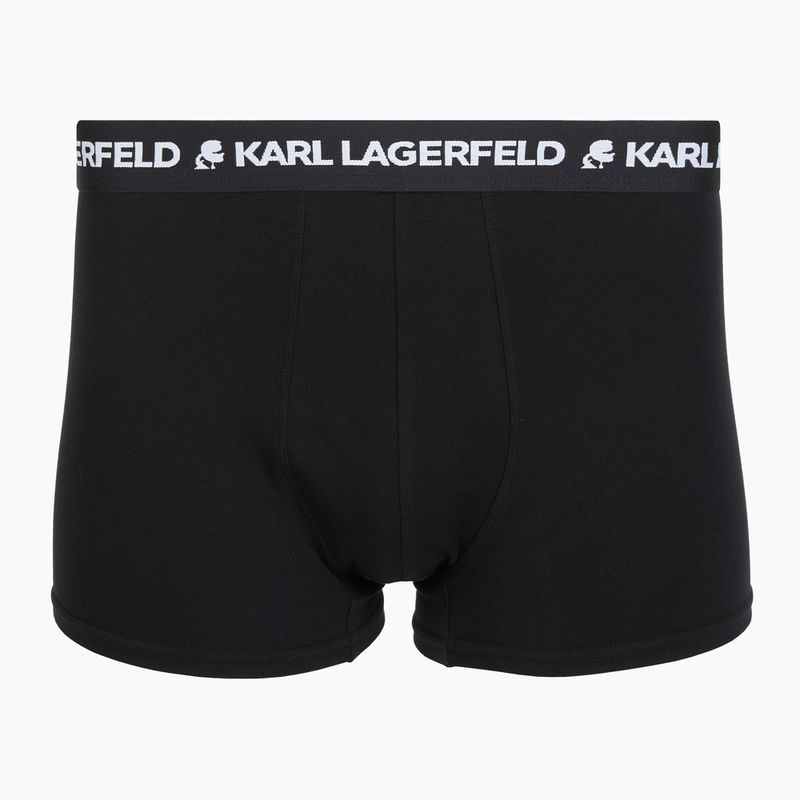 Bokserki męskie KARL LAGERFELD Logo Trunk 5 par black 2
