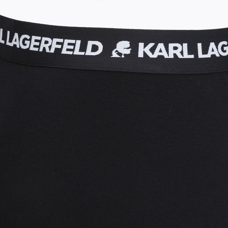 Bokserki męskie KARL LAGERFELD Logo Trunk 5 par black 4