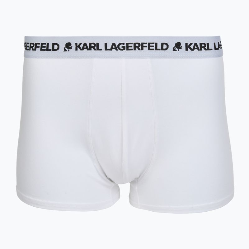 Bokserki męskie KARL LAGERFELD Logo Trunk 3 pary black/white/navy 2