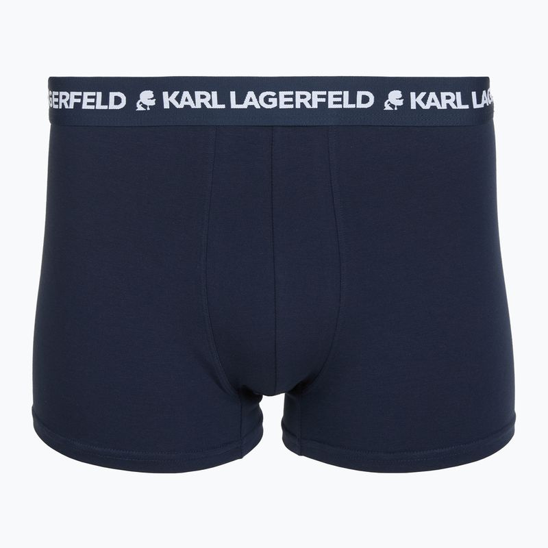 Bokserki męskie KARL LAGERFELD Logo Trunk 3 pary black/white/navy 3