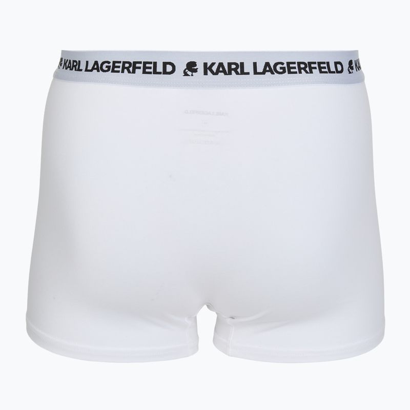 Bokserki męskie KARL LAGERFELD Logo Trunk 3 pary black/white/navy 5