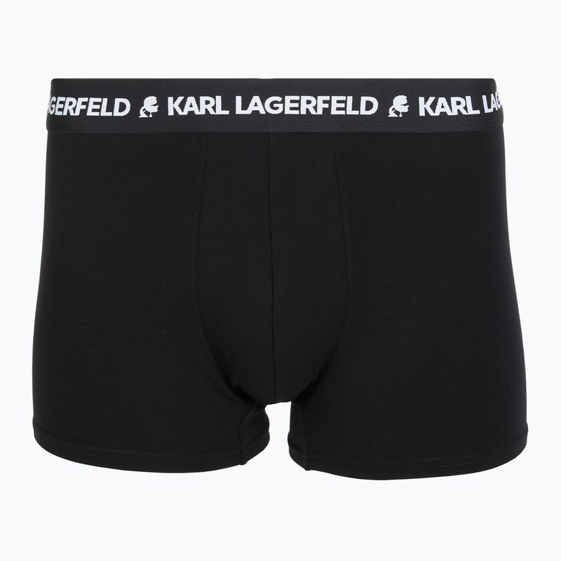 Bokserki męskie KARL LAGERFELD Logo Trunk 3 pary multicolor 4