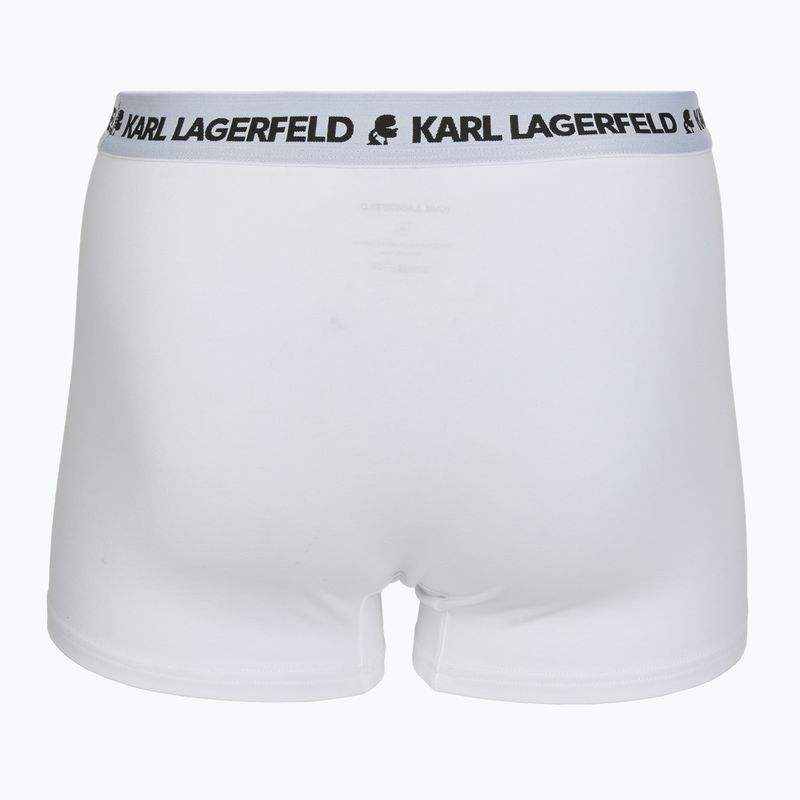 Bokserki męskie KARL LAGERFELD Logo Trunk 3 pary multicolor 5