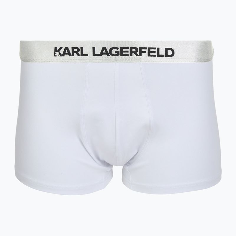 Bokserki męskie KARL LAGERFELD Elastic Trunk 3 pary black/white/grey 2