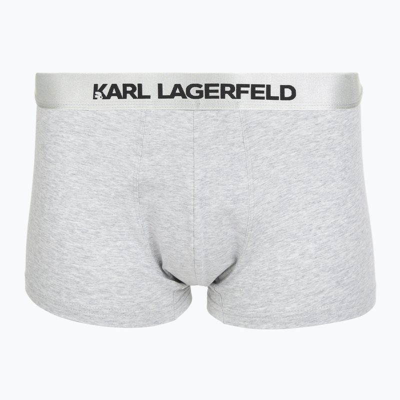 Bokserki męskie KARL LAGERFELD Elastic Trunk 3 pary black/white/grey 3