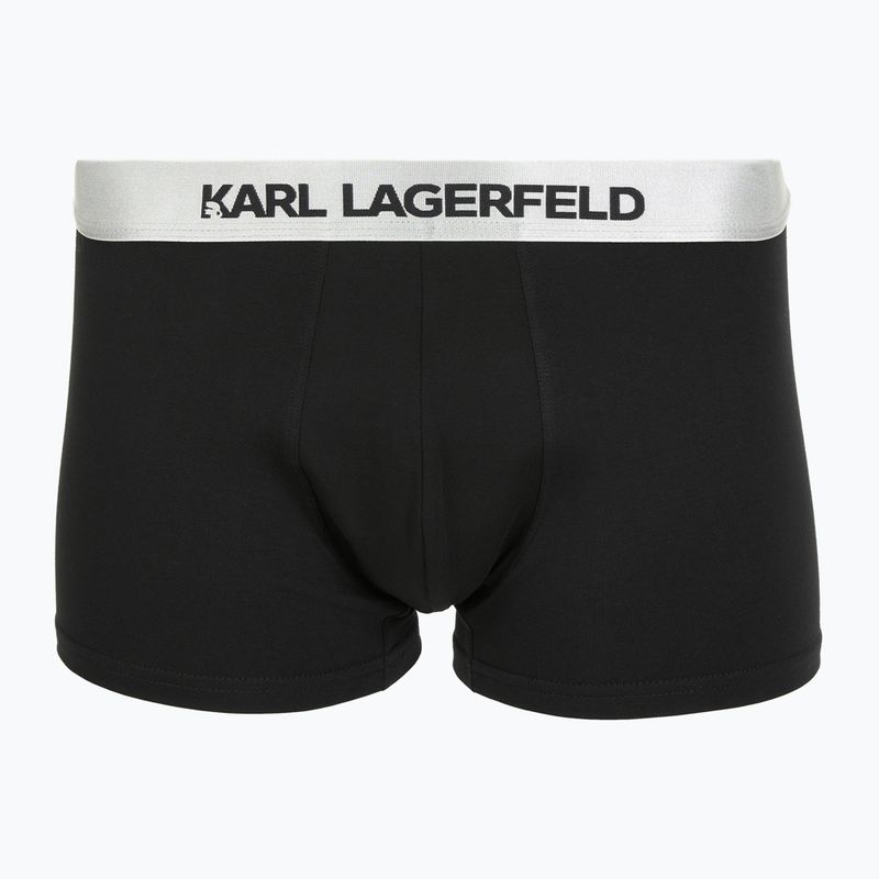 Bokserki męskie KARL LAGERFELD Elastic Trunk 3 pary black/white/grey 4
