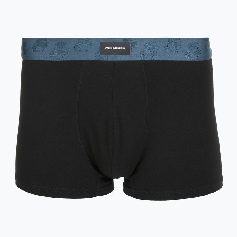 Bokserki męskie KARL LAGERFELD Kameo Logo Trunk 7 par midnight/clear sky/olive 4