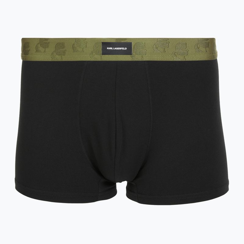 Bokserki męskie KARL LAGERFELD Kameo Logo Trunk 3 pary midnight/clear sky/olive 4