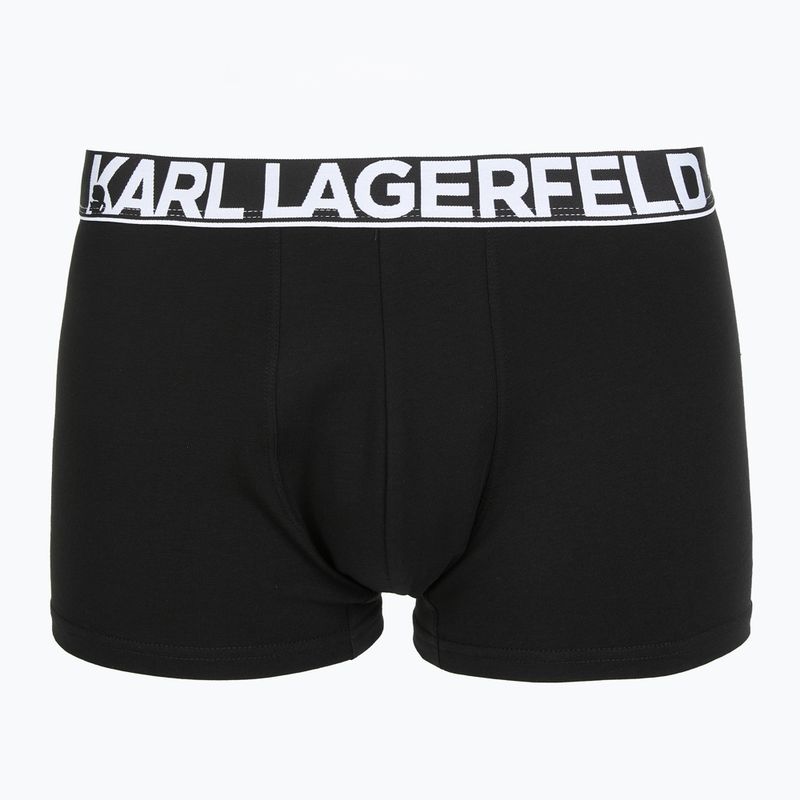 Bokserki męskie KARL LAGERFELD Bold Elastic Trunk 3 pary black 2