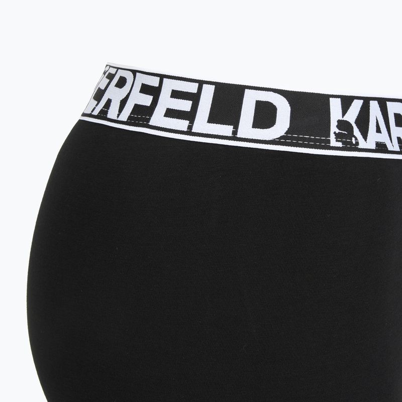 Bokserki męskie KARL LAGERFELD Bold Elastic Trunk 3 pary black 4