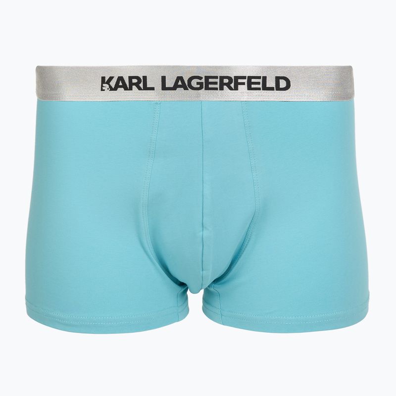 Bokserki męskie KARL LAGERFELD Elastic Trunk 3 pary dark sea/black/blue 2