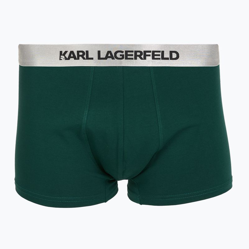 Bokserki męskie KARL LAGERFELD Elastic Trunk 3 pary dark sea/black/blue 3