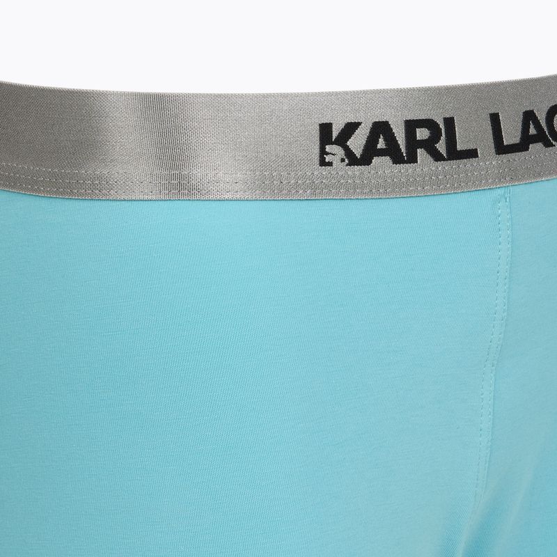 Bokserki męskie KARL LAGERFELD Elastic Trunk 3 pary dark sea/black/blue 6