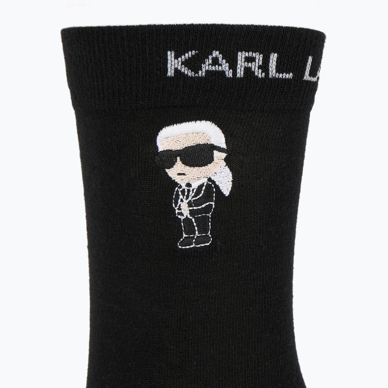 Zestaw bokserki + skarpety męskie KARL LAGERFELD Ikon Trunk aop karl dot black 7
