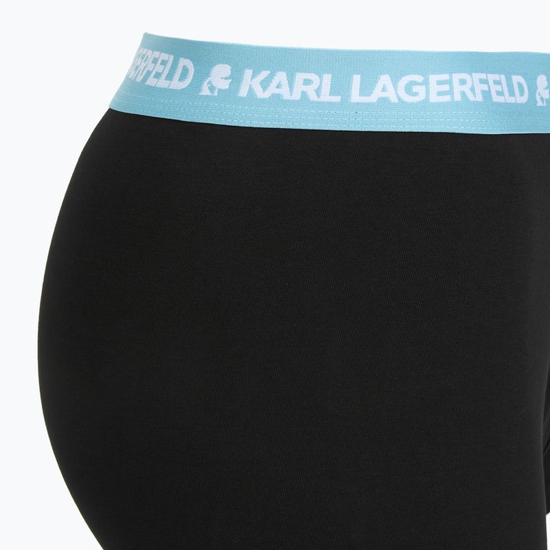 Bokserki męskie KARL LAGERFELD Logo Trunk Colorband 3 pary dark sea/indigo/blue 6