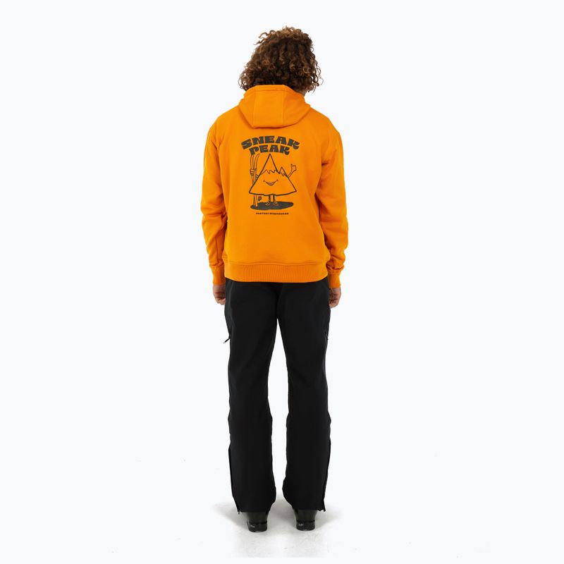 Bluza snowboardowa męska Protest PRTIvo Outdoor Hoodie caramel yellow 3
