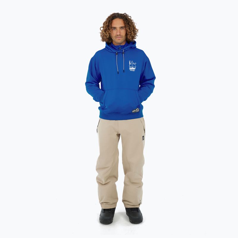 Bluza snowboardowa męska Protest PRTIvo Outdoor Hoodie vibrant blue 2