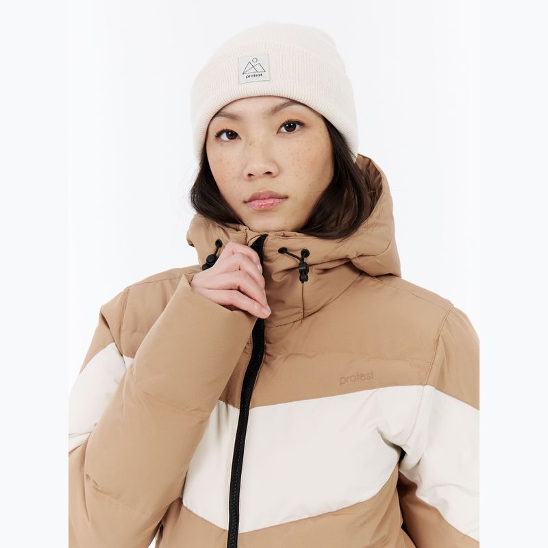 Kurtka narciarska damska Protest PRTJilly teddy brown 5