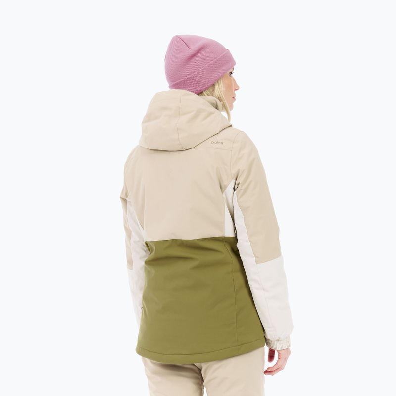Kurtka snowboardowa damska Protest PRTSina willow green 3