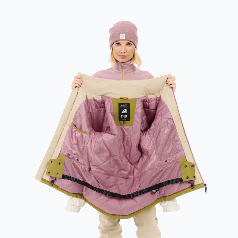 Kurtka snowboardowa damska Protest PRTSina willow green 8
