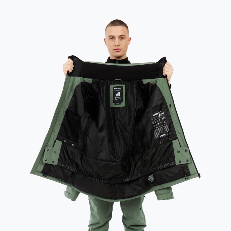 Kurtka snowboardowa męska Protest PRTTimothy aspen green 8