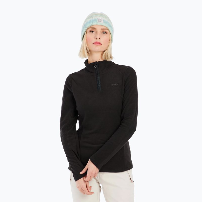 Bluza damska Protest PRTRemutez 1/4 Zip Active true black 5
