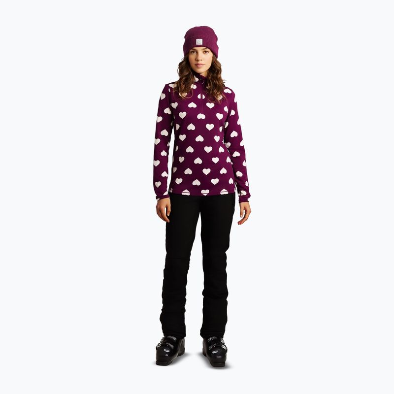 Bluza polarowa damska Protest PRTSwana 1/4 Zip Active current purple 2