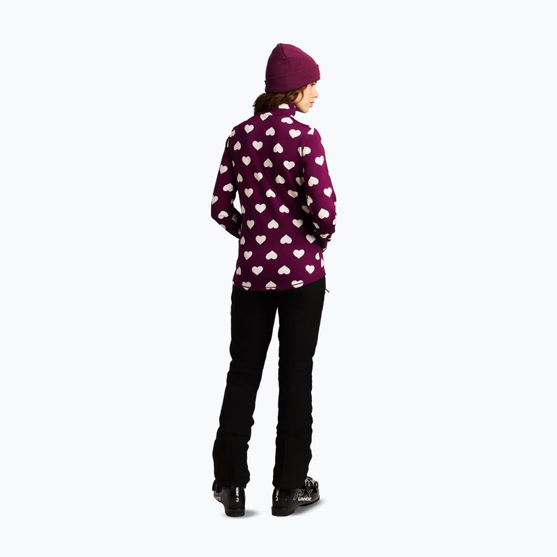 Bluza polarowa damska Protest PRTSwana 1/4 Zip Active current purple 3