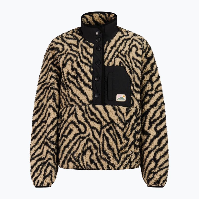 Bluza polarowa damska Protest PRTJosey 1/4 Button bamboobeige 6