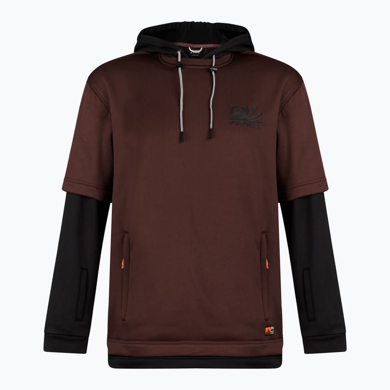 Bluza snowboardowa męska Protest PRTWodson Riding pecanred 6
