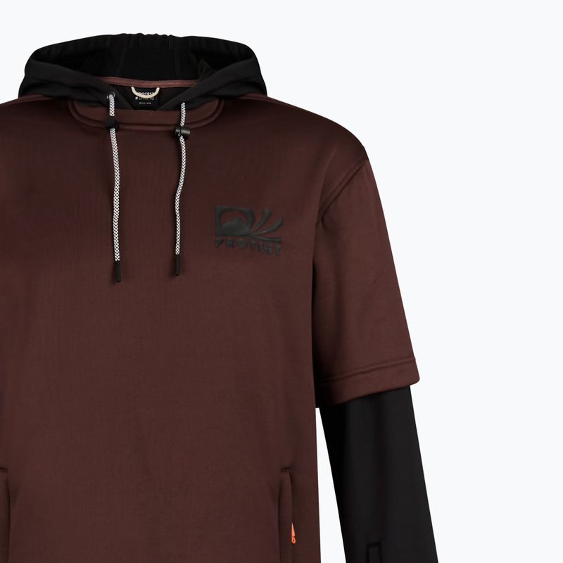 Bluza snowboardowa męska Protest PRTWodson Riding pecanred 8
