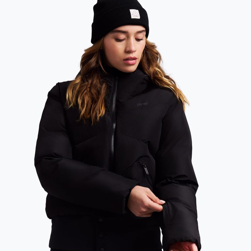 Kurtka snowboardowa damska Protest PRTPreppydos Zipshift true black 5