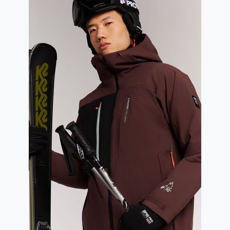Kurtka snowboardowa męska Protest PRTOffset pecanred 9