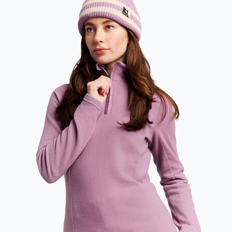 Bluza polarowa damska Protest PRTRemutez 1/4 Zip Active valerianlilac 4
